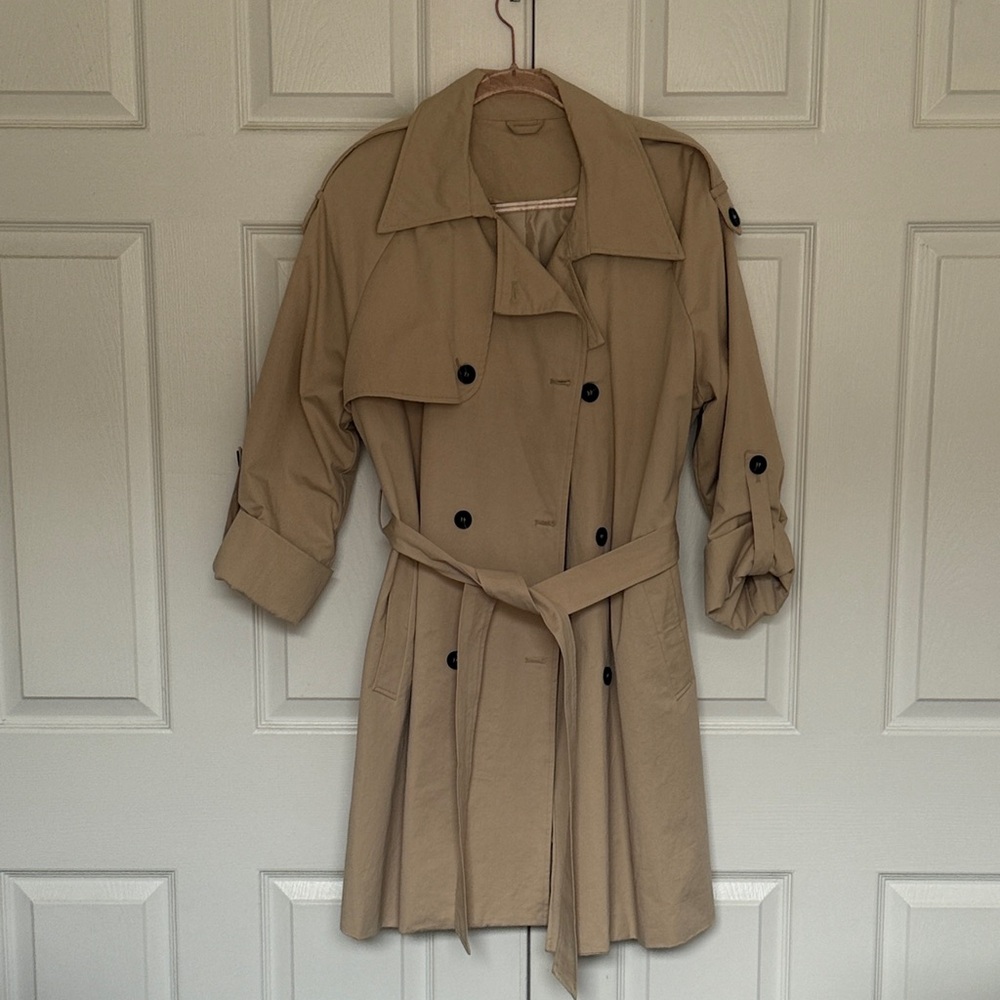 Classic Tan Trench Coat